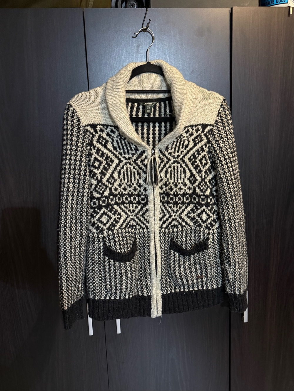 Roots knit zip up - wmns med